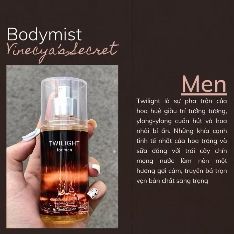 Product Introduction of Xịt thơm bodymist bản Trung cho cả nam và nữ chai 75ml mùi cực thơm lâu. 35