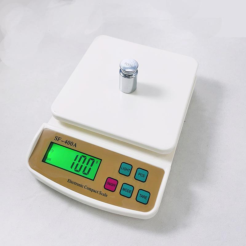 Cân Điện Tử Để Bàn SF-400A 7KG - 10KG có Led nhiều chế độ cân chính xác