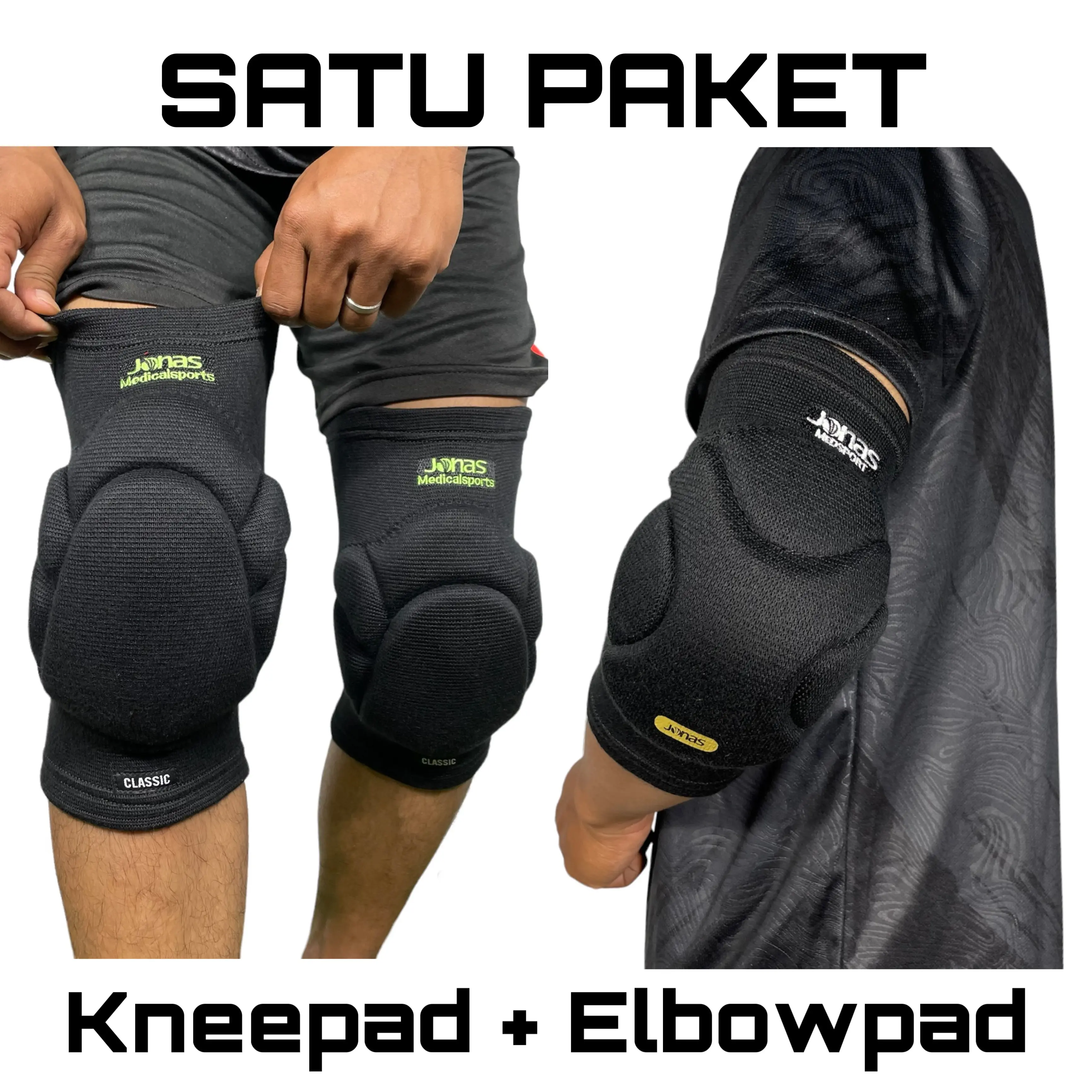 Kneepad Jonas V2 Elbowpad Neo & Pro Pelindung Deker Lutut Siku Kiper Futsal Original Tangan