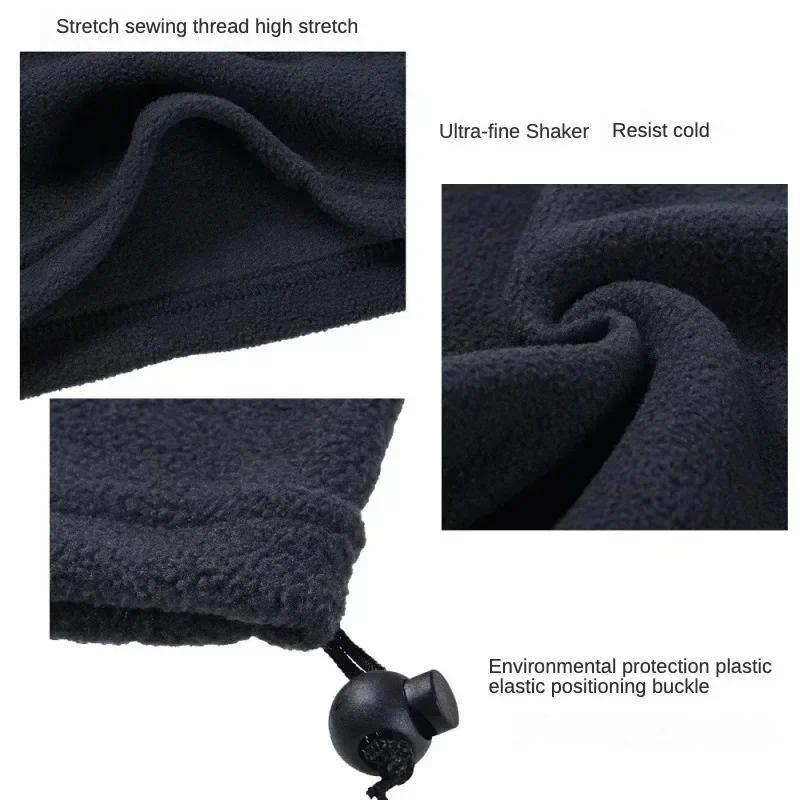 Fleece Warm Winter Windproof Neck Tube Scarf for Men Women Bandana Mask Half Face Cover Cycling Ski Sport Camping Hiking Scarf 3
