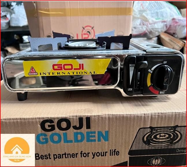 Bếp ga đơn mini inox hoặc bếp sơn GOJI  giá rẻ - Chính hãng