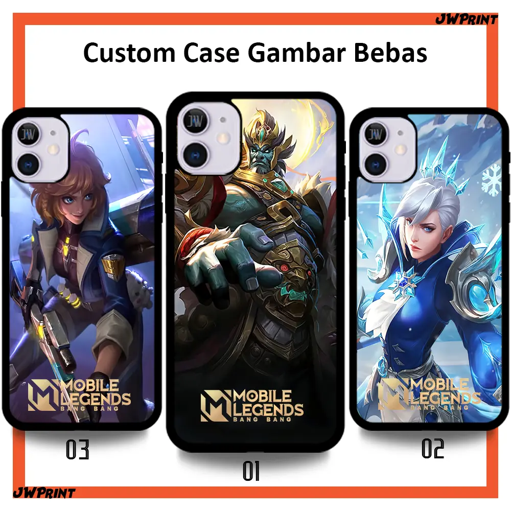 Custom Case Hp Mobile Legends Untuk Berbagai Tipe Hp All Type Oppo Vivo Iphone Samsung Infinix Redmi Xiaomi Realme