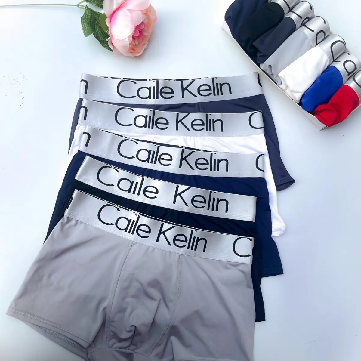 COMBO 5 QUẦN LÓT, QUẦN SỊP ĐÙI NAM CẠP TO CHẤT THUN LẠNH  Menswear CO GIÃN BỐN CHIỀU Quần Boxer (ĐƯỢC CHỌN MÀU),