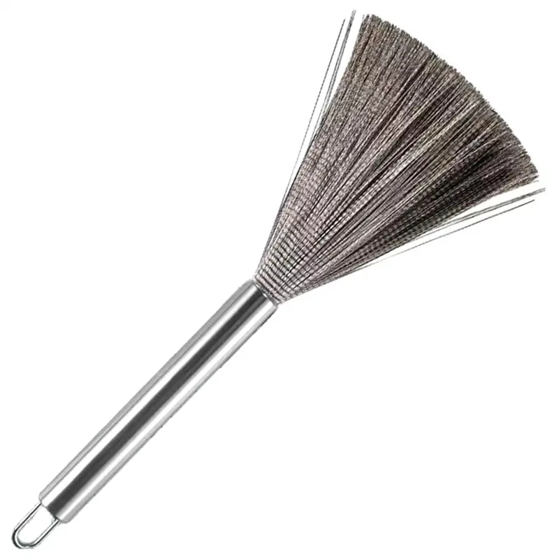 Bàn Chải Làm Sạch Nồi, Chất Liệu Thép Không Gỉ 304, Đa Năng, Bàn Chải Dây Nhà Bếp, Bàn Chải Rửa Nồi, Không Gỉ