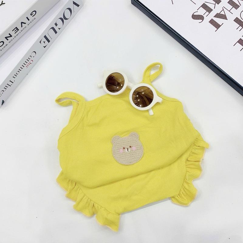 BỘ TĂM 2 DÂY BÉ GÁI chất tăm xuất Nhật siêu mát 2