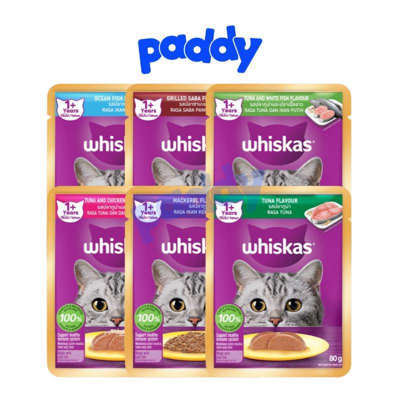 Pate Whiskas dành cho mèo con, mèo trưởng thành