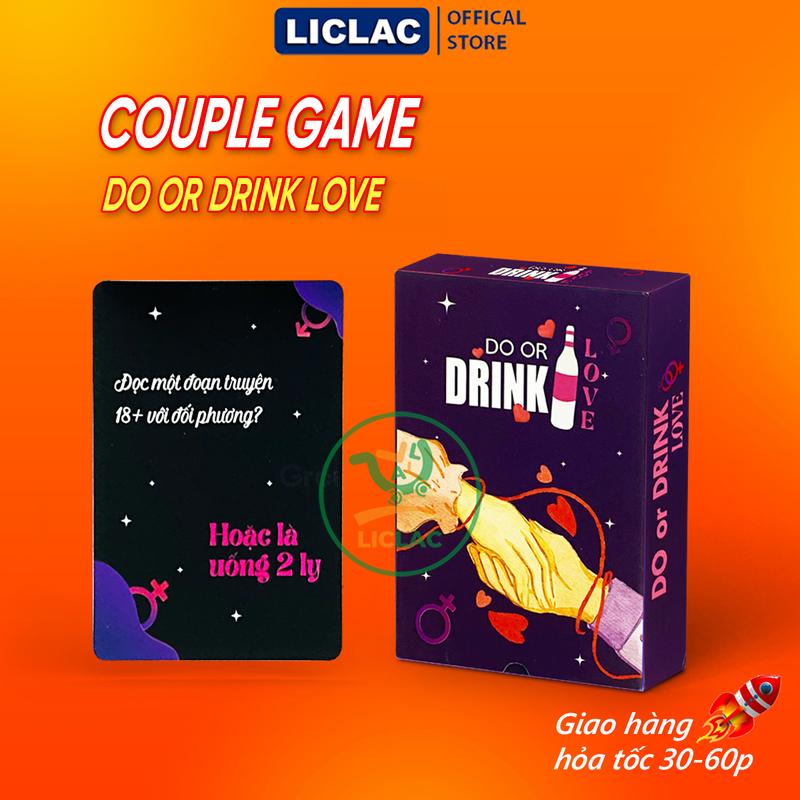 Bô bài Do Or Drink Love - Drinking Game dành cho Cặp Đôi hẹn hò - Bài Tình Yêu Boardgame Couple
