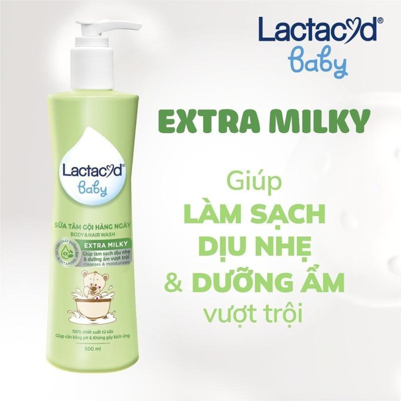 Product Introduction of Sữa Tắm Gội Trẻ Em Lactacyd Milky Sữa Tắm Gội 2 Trong 1 An Toàn Bảo Vệ, Nuôi Dưỡng Da và Tóc Cho Bé 500ml 1