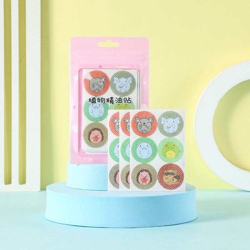 Product Introduction of 36pcs Cartoon Mosquito Patch Pure Plant Essential Oil Anti-Mosquito Repellent Patch Stickers For Children Toddler Infant Kids 45