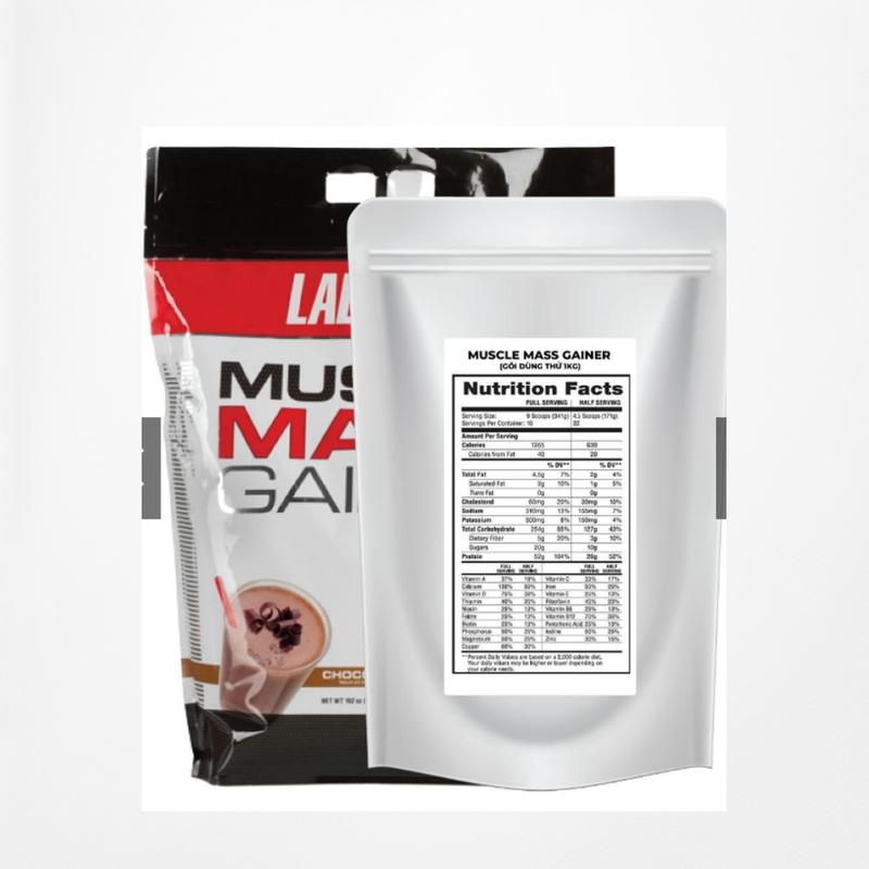 Labrada Muscle Mass Gainer Gói 1kg - Thực Phẩm Bổ Sung Thể hình 0