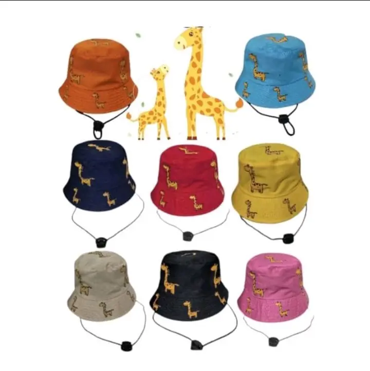 Topi Bucket Anak Balita Laki laki Perempuan 1 2 3 4 5 6 7 8 Tahun Outdor 0