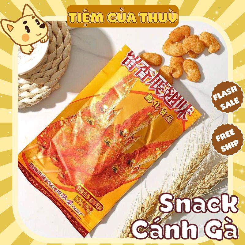  Bịch 20 Gói Cánh Gà Chiên Giòn Hàng Tàu Mới snack Cánh Gà đồ ăn vặt ăn vặt tuổi thơ cổng trường 