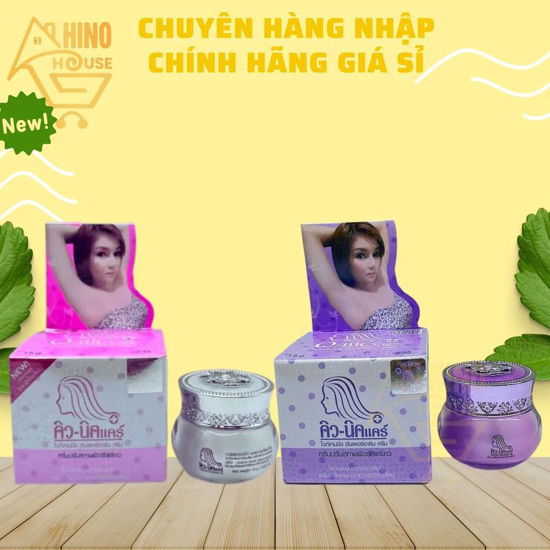 Kem Hổ Trợ Thâm Nách QNic Care Whitening 15g Thái Lan Hỗ Trợ Mờ Thâm Nách, Làm Đẹp Da - Hinohouse