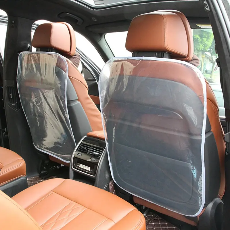 Car Seat Back Cover Transparent Anti Dirty Kick Guard Easy Wash Wipe Protector Pad Cover for Auto Accessories