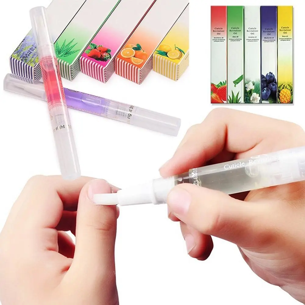 15 Smells Nail Nutrition Oil Pen Nail Care Tools Cuticle Revitalizer Oil Prevent Agnail Nail Polish Nourish Skin Protector