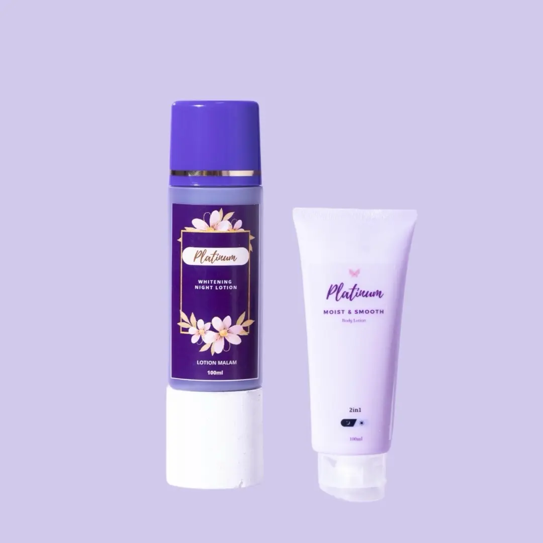 Paket Basic Platinum Whitening Body Lotion Triple Dosis