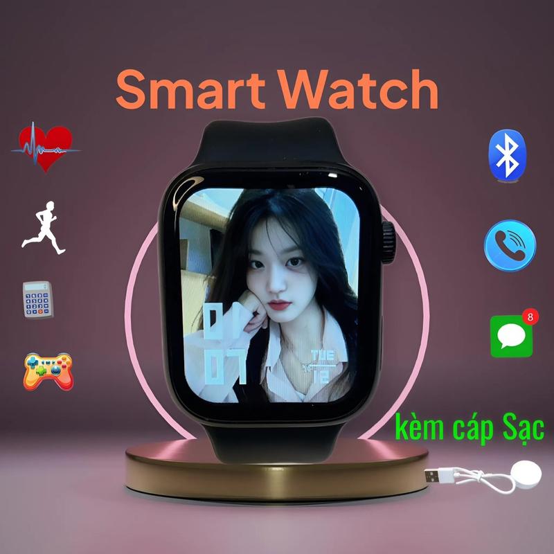  Kết Nối Bluetooth Với Điện Thoại.  Không Lắp Sim Không Lướt TIKTOK  Phiên Bản Mới 2025. __Nhận Đọc Thông báo Fb Tin Nhắn. Nghe gọi 2 chiều. Thay Hình Nền Cá Nhân. 