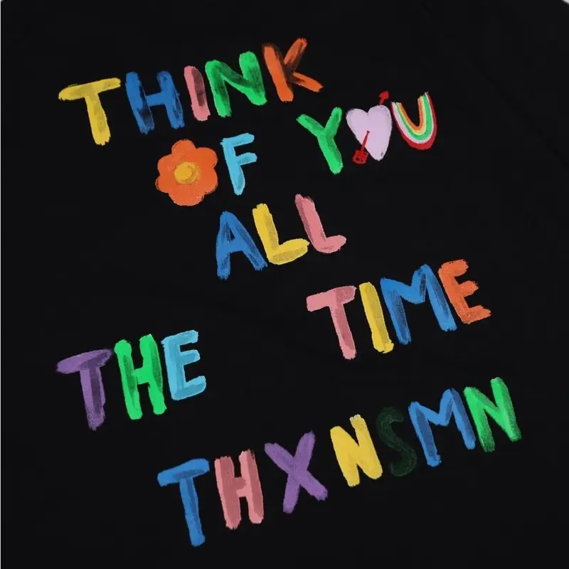 JN Tshirt Miorine Black Thanksinsomnia / Crew-neck fashion unisex T-shirt Menswear Top Kaos Baju Atasan Distro 3