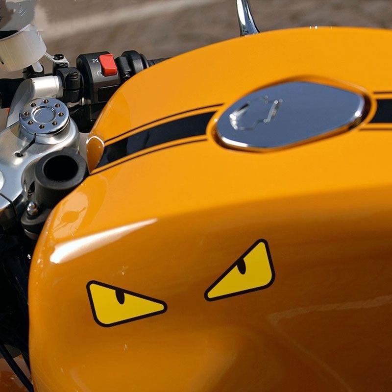 Product Introduction of <New Product Promotion>Eye Reflective Sticker Motorcycle Body Helmet Windshield Tailbox Eye Stickers 0