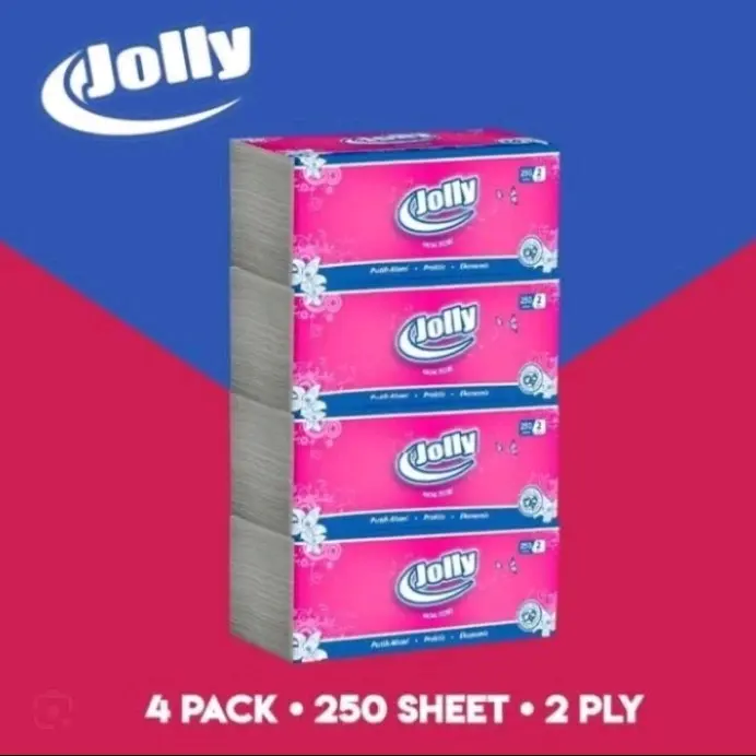 4 pcs tisu jolly 250 lembar Tissue 0