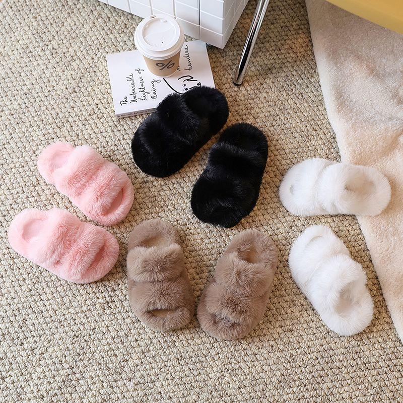 Dép Lông Mịn Cho Trẻ Em Ankela Màu Đỏ Thích Hợp Cho Mùa Đông Sử Dụng Trong Nhà Hàng Mới Về Ấm Áp Không Trơn Trượt Cho Bé Trai Và Bé Gái Dép Bông Cho Bé Năm 2024