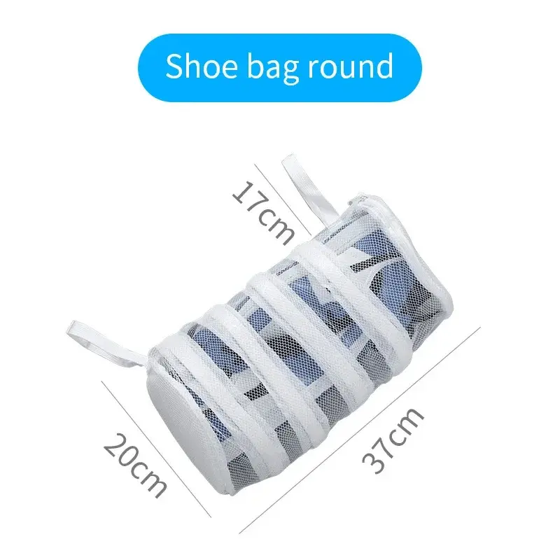 Washing Shoes Mesh Bag Washing Machine Special Laundry Shoe Protector Anti-deformation Drying Bag Travel Shoe Storage Bags 6
