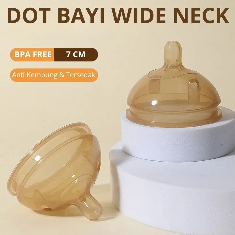 CHR Dot Botol Bayi ukuran 7 Cm |  Dot Wide Neck 7 Cm Karet Dot Botol susu | Dot Botol susu Bayi
