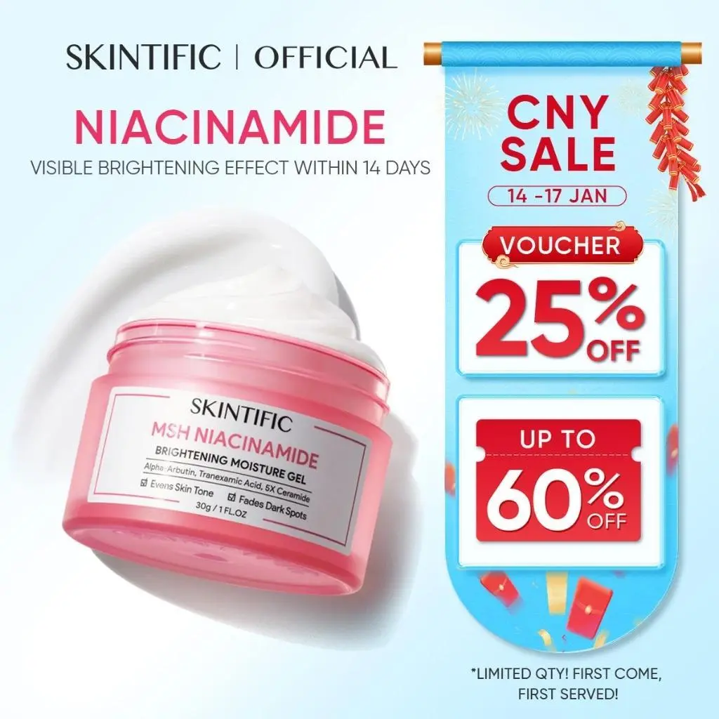 【New product】SKINTIFIC Moisturizer Ceramide Skintific Moisturiser Niacinamide Brightening Gel Dark Spot Retinol Night Cream