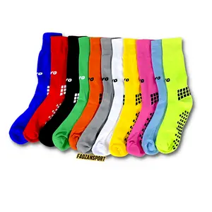 Kaos Kaki Futsal Sepak Bola Avo Anti Slip Pendek sebetis Hitam Putih Original