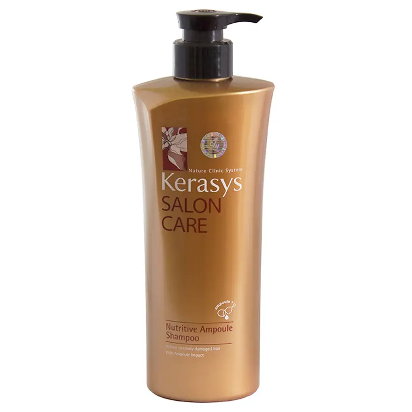 Dầu gội-xả Kerasys Nutritive Ampoule phục hồi hư tổn và chống tia UV cho tóc Hàn Quốc 600ml