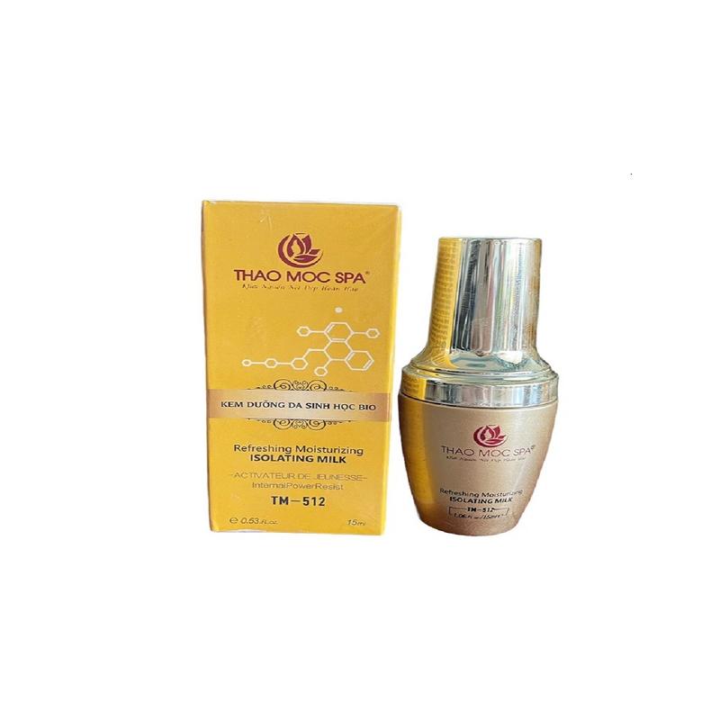 Thảo Mộc Spa . Kem Dưỡng Da Sinh Học Chai 15ml . Có Chống Nắng