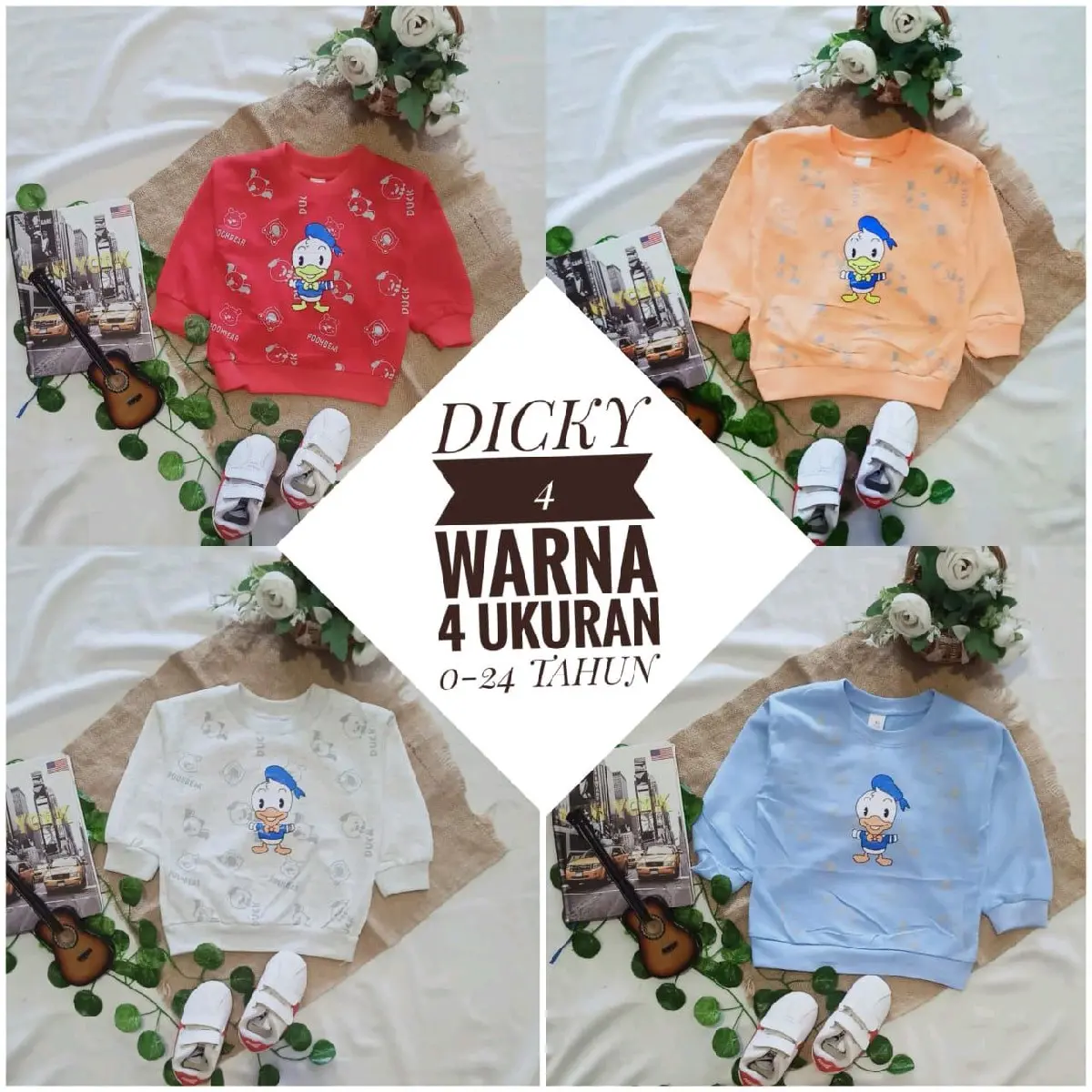 SWEATER DICKY_ANAK KARAKTER