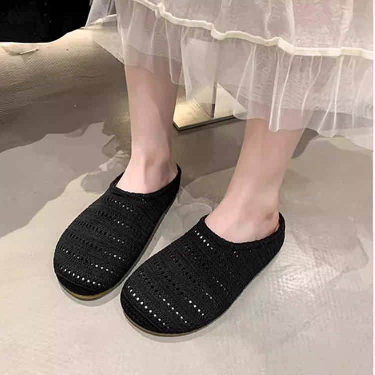 Product Introduction of Giày Đế Bằng Cho Nữ, Đế Mềm, Lưới Đàn Hồi, Kiểu Lười 11