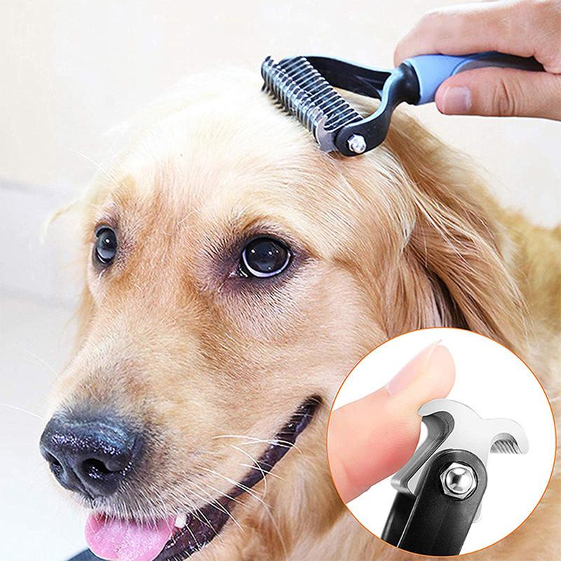 Product Introduction of Professional Pet Brush Dog Hair Remover Pet Fur Knot Cutter Puppy Cat Comb Brushes Dogs Grooming Shedding Supplies 4