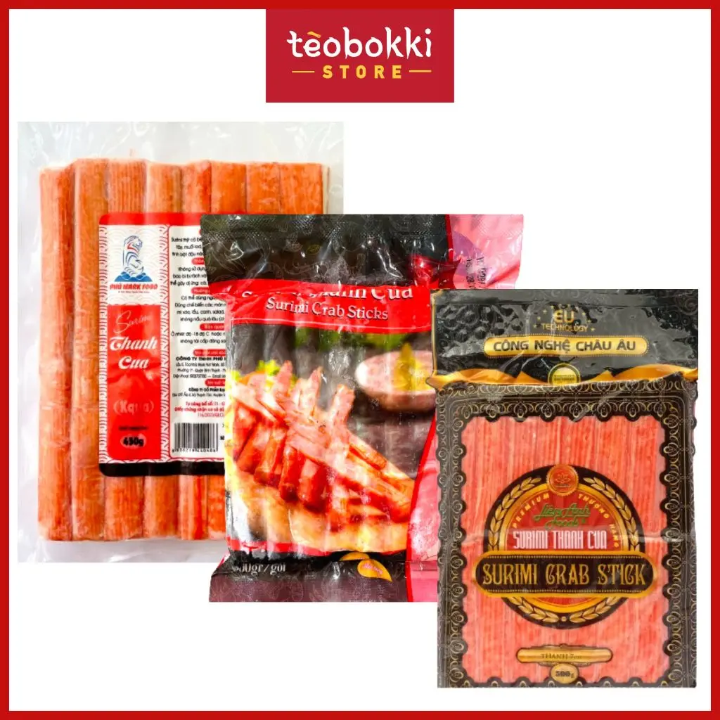 Thanh cua cuộn kimbap, thả lấu, nấu soup 500g
