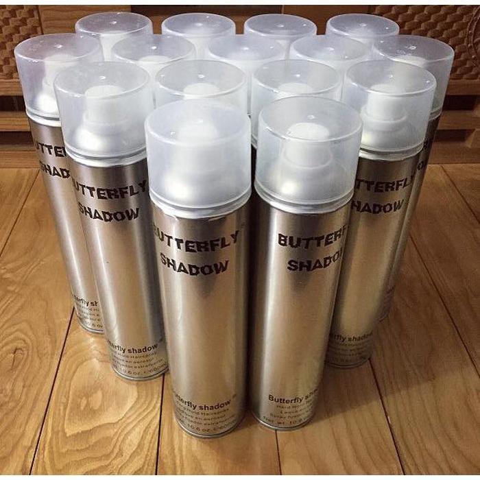 Gôm Xịt Tóc Butterfly Shadow 150ml 320ml 600ml, Giữ Nếp Tạo Kiểu Nam Nữ 7