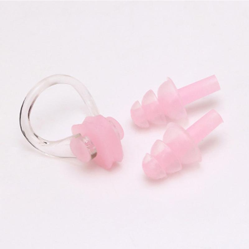 Product Introduction of Silicone swimming nose clip, earplugs, set, swimming earplugs, silicone soft 8