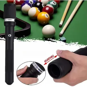 30cm Alumunium Pool Cue Extension Extender Telescopic untuk Stik Biliyar Billiard