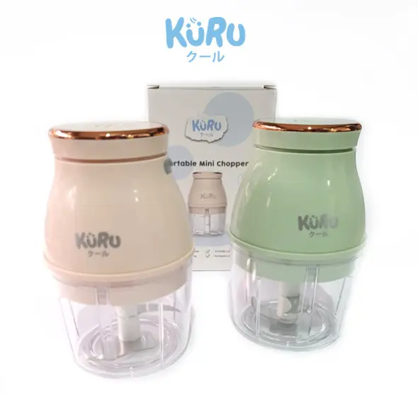 KURU FC2001 Electric Food Chopper Blender Makanan Bayi MPASI Elektrik Penghalus 2