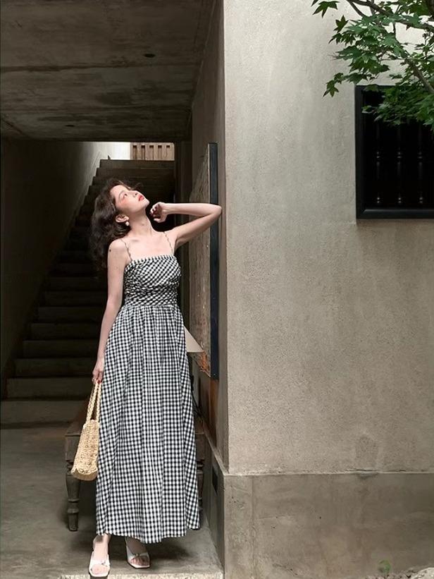Product Introduction of Đầm Lưới Dây Cườm Cổ Rớt Vai Xòe Tà Siêu Sang Trọng Cho Chị Em, Đi Chơi - Đi Dự Tiệc Siêu Hot Hit, Xòe Tà Cách Tân Nhìn Là Mê Benzen Store Nữ Dress Women 6