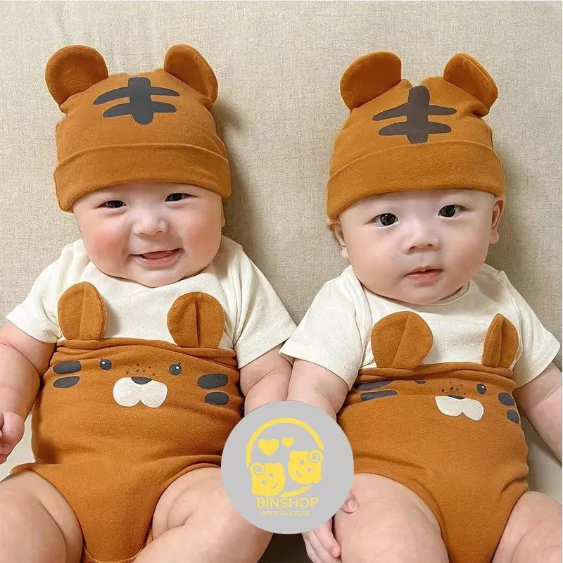 [Vải Thun lạnh] Body chip bé trai bé gái liền thân, bodysuit cho bé, bộ body cho bé mẫu quần áo sơ sinh cho bé 0-12M Jumpsuit
