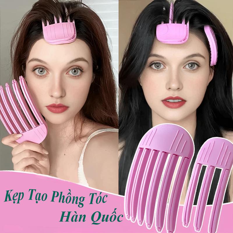 [Set 2 Chiếc] Combo 3 Răng Và 6 Răng Lược Làm Phồng Chân Tóc, Kẹp Tạo Phồng Chân Tóc Mái Thời Trang Hàn Quốc, Dụng Cụ Tạo Kiểu Tóc Bồng Bềnh Tự Nhiên Tại Nhà