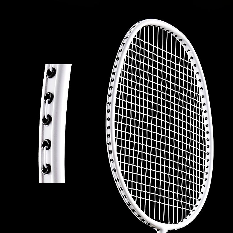 Product Introduction of Badminton Racket 4U 24lbs Carbon Aluminum Light Durable Professional for Man Fitness Sports Training 1Pcs 24