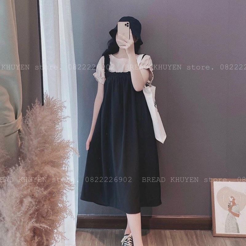 Set áo kèm yếm bầu Tm39 công sở sang chảnh