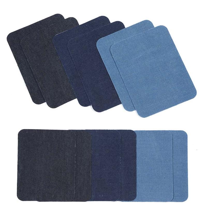 Product Introduction of 4/12PCS New Sewing Applique Fabric Patch Jeans DIY Iron-on Knee Elbow 8
