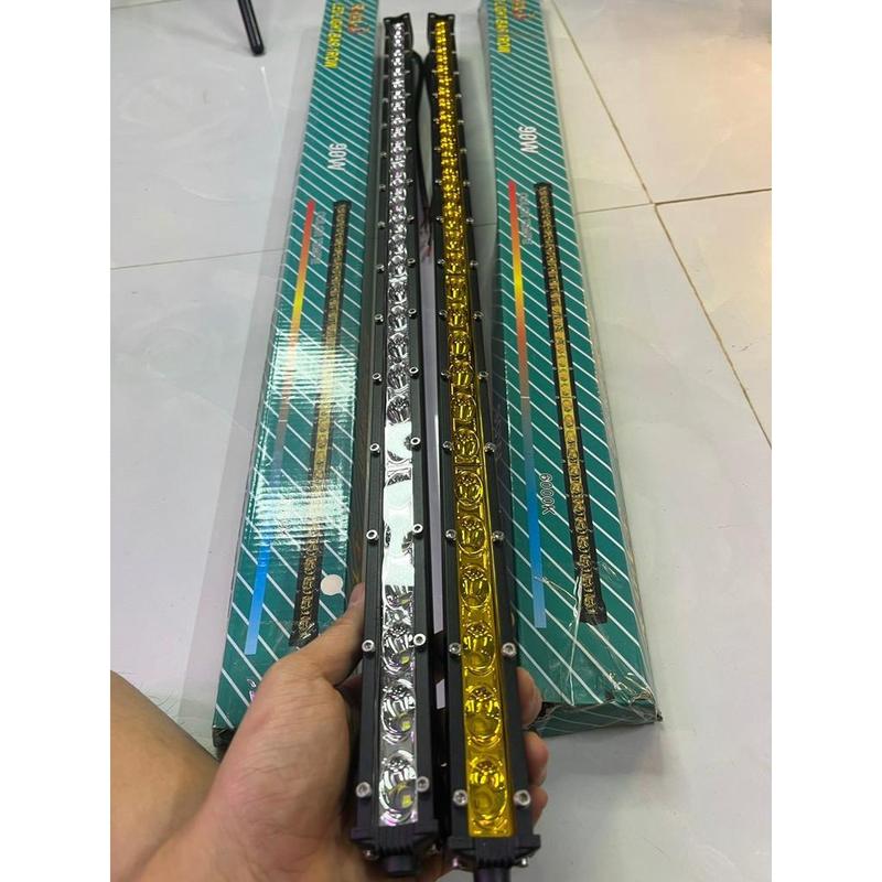 đèn led ô tô 1 hàng 60cm/80cm chạy từ 12v 24v đến 80v 4