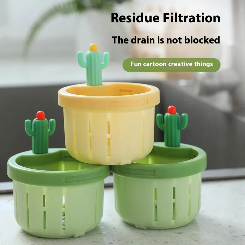 Cactus sink filter kitchen sink sink sewer leftovers garbage filter drain basket