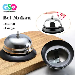 Call Bell Ring Service Bel Meja Restoran Stainless Bel Panggil Serbaguna Untuk Hotel Kasir Resto Cafe