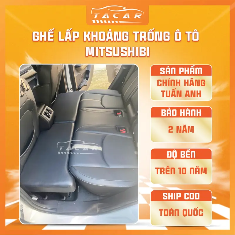 Mitsushibi - Ghế đệm lấp khoảng trống xe ô tô Tuấn Anh 0