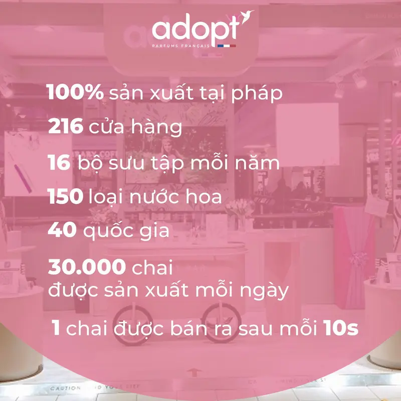 Nước hoa nữ Adopt' ABSOLU D'AMOUR - Hương thơm dịu ngọt nhẹ nhàng- Nước hoa Pháp chính hãng 30ml Cosmetic Perfume 3